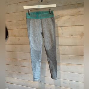 Gymshark | Teal & Grey Flex Leggings
